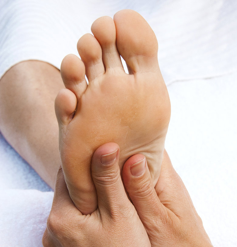Fußmassage